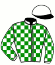 Casaque du jockey de Jibilie Du Damier