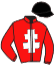 Casaque du jockey de Hermes Flam