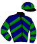 Casaque du jockey de Lovely Bruyere