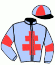 Casaque du jockey de Lotus Bleu