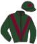 Casaque du jockey de Burgandy