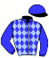 Casaque du jockey de Flamboyant Blue