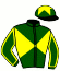 Casaque du jockey de Izquierdo