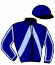 Casaque du jockey de Ixelle Bleue