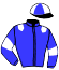 Casaque du jockey de Jersey Bleue