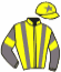 Casaque du jockey de Guerrier Mystere