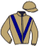 Casaque du jockey de Sirona