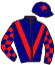 Casaque du jockey de Klovis Bleue