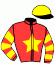 Casaque du jockey de Mandarine Des D